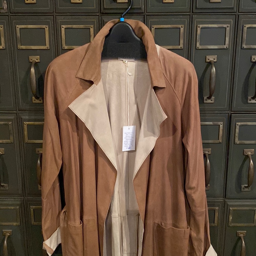 ⭐️ NIGEL PRESTON fine sheepskin suede coat
